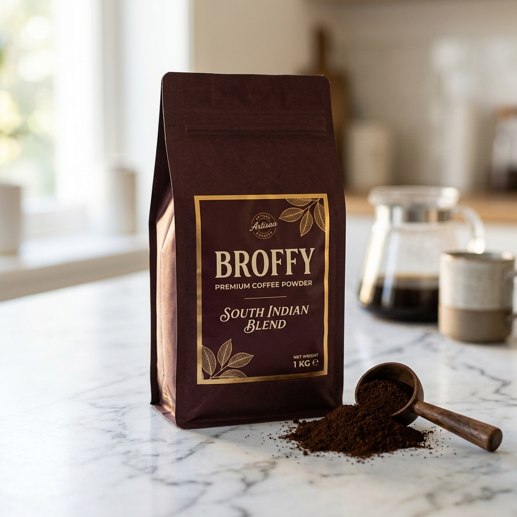 Broffy Coffee Powder Premium 1kg Packing
